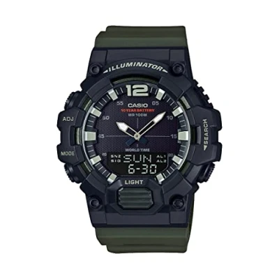 Imagen de Casio Reloj para Hombres de Cuarzo con Correa en Resina HDC 700 3AVCF