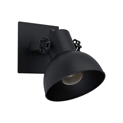 Imagen de Eglo Barnstaple 1 Lámpara de techo con focos, Negro