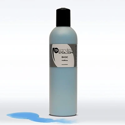 Imagen de Senjo Color Basic Bodypainting I Cara &amp; Body Cosmetics, dermatológicamente probados, Festival 250 ml Azul Claro