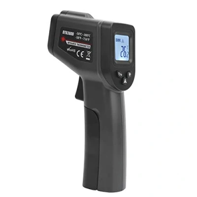 Imagen de Eujgoov Industrial Instrument Temperature, 50 ℃ 380 Termómetro Termodetector Infrarrojo Digital sin Contacto para Uso