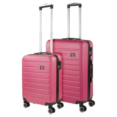 Imagen de SKPAT Juego Maletas de Viaje 4 Ruedas Ligeras. Candado combinacion, Fucsia