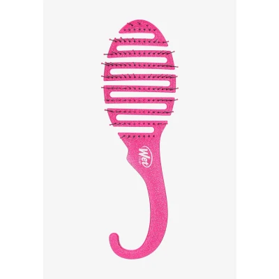 Imagen de cepillo de pelo desenredante para ducha Wet Brush, color rosa con purpurina, unisex, 1 pelo.