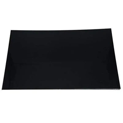 Imagen de Dopro Golpeador de guitarra en blanco para bajo, placa arañazos, 290 x 430 mm, negro 3 capas (BWB)