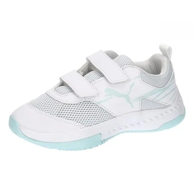 Imagen de Puma Varion Ii V Jr, Zapatillas Unisex niños, White Light Aqua, 28 EU