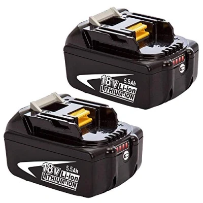 Imagen de 2X BL1860B para Makita 18V Batería de Repuesto BL1860 BL1850B BL1850 BL1840 BL1845 BL1835 BL1830 BL1815 LXT 400 con indicador