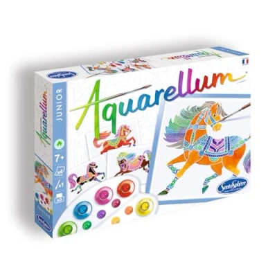 Imagen de Sentosphere 3900691 Aquarellum Juego de acuarelas diseño &quot;Caballos&quot; [importado Alemania] , color/modelo surtido