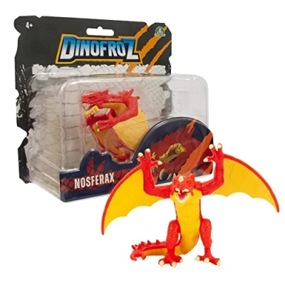 Imagen de Giochi Preziosi, Dinofroz Nosferax 12 cm y articulado, un Personaje de la Serie Dino&amp; Dragones, para niños a Partir 3 años