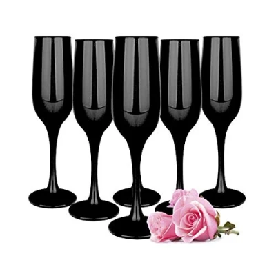 Imagen de Sendez 6 copas de champán negras 200 ml