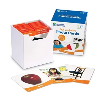 Imagen de Learning Resources Tarjetas fotográficas con Vocabulario básico