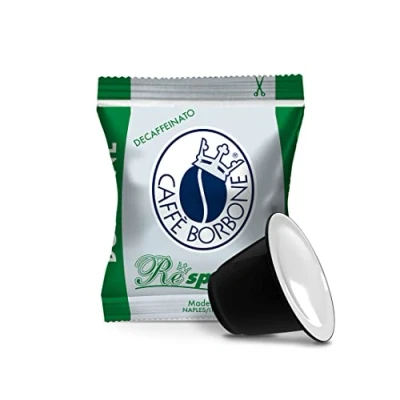 Imagen de Caffè Borbone Respresso, Mezcla de Café Dek Descafeinada 100 Cápsulas Compatibles con Máquinas Nespresso* para uso doméstico
