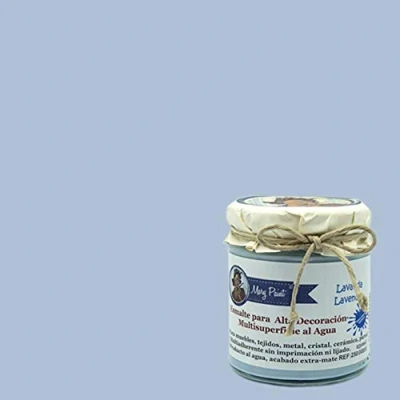 Imagen de Mary Paint Pintura para muebles efecto Chalk Paint, Azul Lavanda Ref. 1000005 250ml