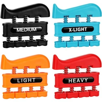 Imagen de Belle Vous Set Fortalecedor de Antebrazo 4x Hand Grip Ejercitador Agarre Mano con Diferentes Niveles Ejercicio para Ejercitar y Fortalecer la Fuerza en Manos Dedos