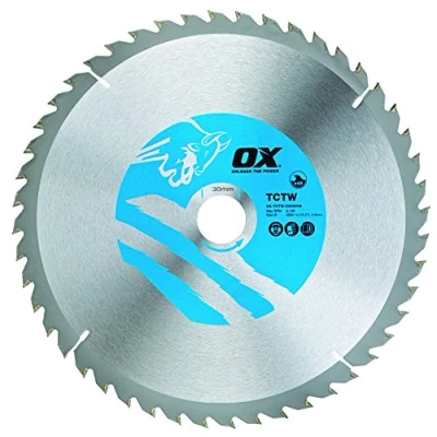 Imagen de OX Hoja de sierra circular para cortar madera 300/30mm, 48 Dientes ATB