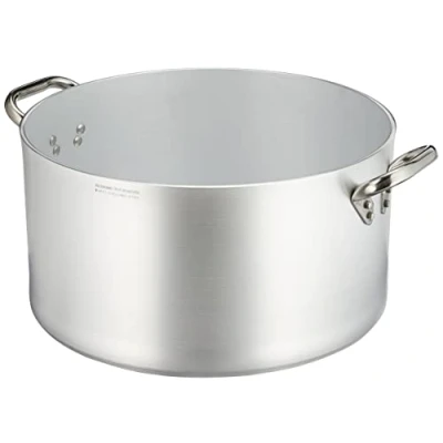 Imagen de Pentole Agnelli ALMR110436 Cacerola cilíndrica Alta Radiante, Aluminio Profesional 5 mm, 36 cm