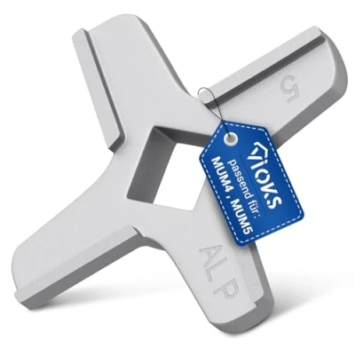 Imagen de Cuchilla de repuesto para robot cocina Bosch 00620949 620949 acero inoxidable MUM5 MUM4 MFW15 MF155 MK44 MUZ4FW MUZ5, compatible con Siemens 00020468 00028887