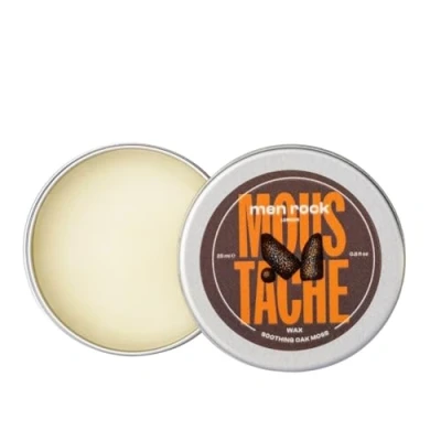 Imagen de Men Rock Soothing Moustache Wax, Perfect to Shape, Style and Tame Unruly Hairs, Promotes Softer Hair Growth, Enriched with Argan Oil Moisturise Skin, Fresh Earthy Oak Moss Fragrance 25ml
