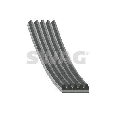 Imagen de SWAG 40 92 8847 Correa trapecial poli V 1030 5 EPDM (Ethylen Propylen Dien Caucho) OPEL: Vectra C Berlina, Astra G CC