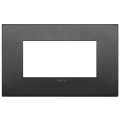 Imagen de Vimar 19954.01 Arké fit Placa 4 módulos, Metal, Grafito mate