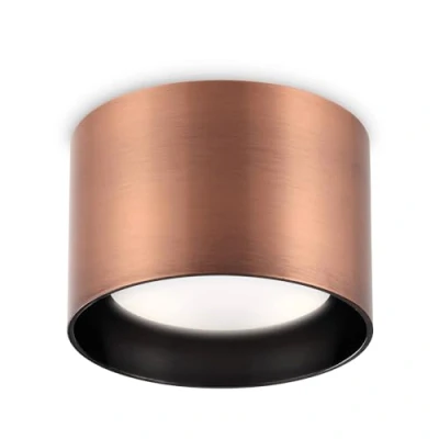 Imagen de Ideallux Ideal Lux downlight Spike Redondo, color cobre, aluminio, Ø 10 cm