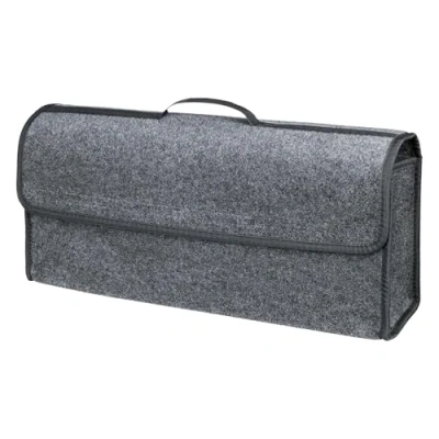 Imagen de VBGURR 1 organizador para maletero de coche, almacenamiento con tapa plegable, antideslizante coche (gris)