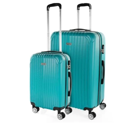 Imagen de Itaca SET 2 Sevron Juego de maletas, Talla: One Size, Verde menta