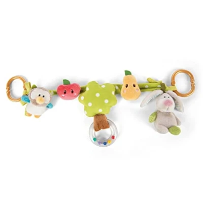 Imagen de NICI Cadena para el Cochecito Conejo y búho, 40cm con 5 Figuras Colgar, Multicolor, Small (48512)