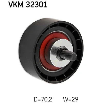 Imagen de SKF VKM 32301 Rodillo Guia con material de fijación FIAT: Ducato III Bus, Furgón, II IVECO: Daily 3, 6