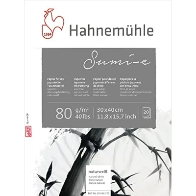 Imagen de Hahnemuhle Sumi e 80gsm Paper 30 x 40 cm (11,8 15,7 pulgadas)