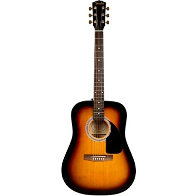 Imagen de Fender Paquete de guitarra acústica 6 cuerdas, derecha, Sunburst