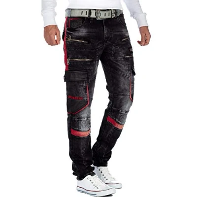 Imagen de Cipo &amp; Baxx Jeans para Hombre CD104 bans Negro W32/L34