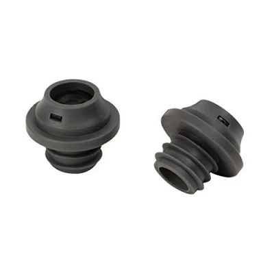 Imagen de Le Creuset Set de 2 tapones para bomba vacío vino, WA 138, Caucho, Conservación del Negro, 59147011007168