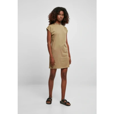 Imagen de Urban Classics Turtle Extended Shoulder Vestido ligero, Mujer, Talla: 5XL, Khaki