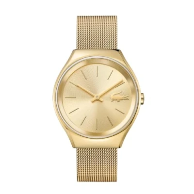 Imagen de Lacoste Reloj Analógico de Cuarzo para mujer con Correa en Acero Inoxidable dorado 2000952