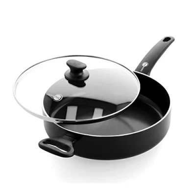 Imagen de GreenPan Saute Pan with lid Cambridge Infinity Black ø 24 cm / 3.1 Liter ceramic non stick coating