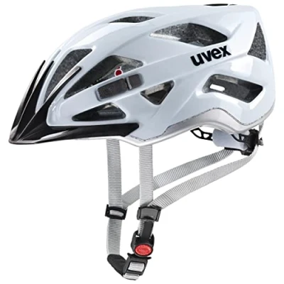 Imagen de uvex active, casco todoterreno seguro unisex, ajuste de talla individualizado, luz LED opcional, cloud silver, 52 57 cm