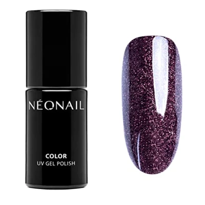 Imagen de NEONAIL Pintauñas Semipermanentes 7,2 ml Violeta Moonlight Kisses Esmaltes Para uñas Gel Manicura Nail Art Brillo Laca de Esmalte Purpurina