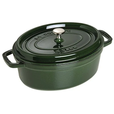 Imagen de STAUB Cacerola/Cocotte de Hierro Fundido Ovalada, Diámetro 31 cm, 5,5 L, Azul oscuro