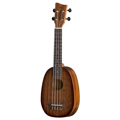 Imagen de GEWA Pineapple Manoa K PA Whisky Sapelli Ukelele soprano (con funda)