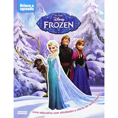Imagen de Frozen: livro educativo com atividades e oferta de autocolantes