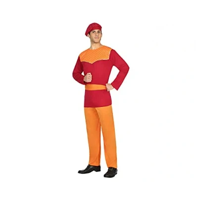 Imagen de Atosa disfraz hombre paje rojo XS