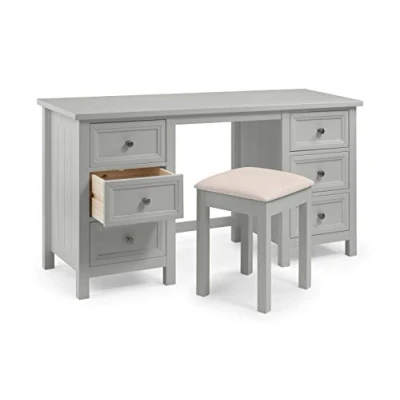 Imagen de Julian Bowen Maine Tocador, Color Gris Paloma, 44D x 145W 74H cm (6 Drawers)