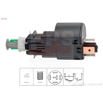 Imagen de EPS 1.810.163 Interruptor luces freno mecánico Made in Italy OE Equivalent OPEL: Corsa C Hatchback
