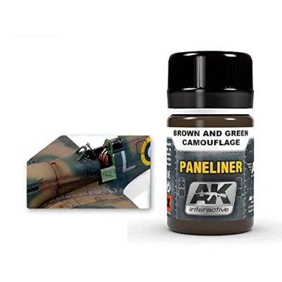Imagen de AK02071 AK Interactive Paneliner for Brown and Green Camouflage 35ml