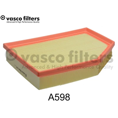 Imagen de DAVID VASCO A598 Filtro de aire 50 232 299 rectangular Cartucho filtrante VOLVO: V40 Hatchback