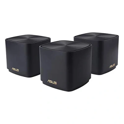 Imagen de Router inalámbrico ASUS ZenWifi AX Mini XD4, 3 unidades, 1.201 Gbit/s, Gigabit Ethernet Tribanda (2,4 GHz/5 GHz),MU MIMO, Negro
