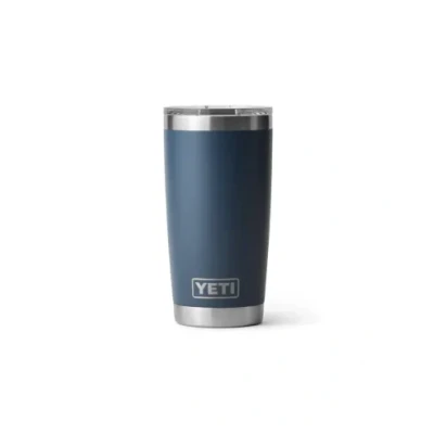 Imagen de Yeti Vaso Rambler Tumbler 20 OZ Tapa Magslider Navy Lime Stripe/ Marina Lima