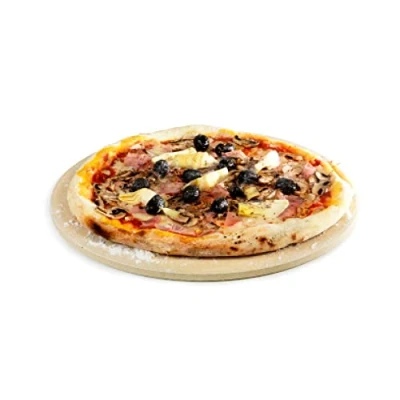 Imagen de Barbecook Placa para Pizza de Arcilla Refractaria, Marrón, 36.5x37.5x4 cm, 2230023300