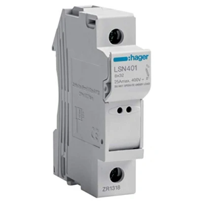 Imagen de Hager Portafusibles seccionable tipo L31 1P 25A 400V
