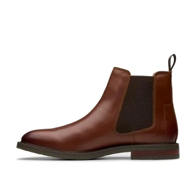 Imagen de Clarks Jaxen Easy, Botas Estilo Chelsea Hombre, marrón (Tan Leather), 42 EU