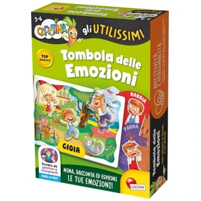 Imagen de Lisciani Juegos Carotina El Bingo útil de Las emociones